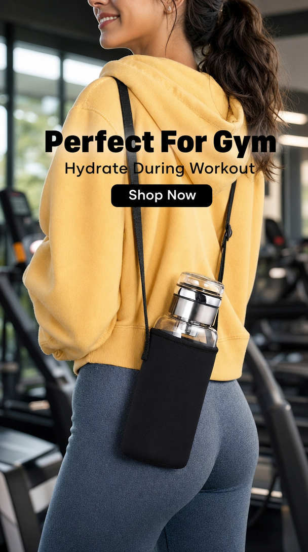 Premium Glass Water Bottle with Infuser
