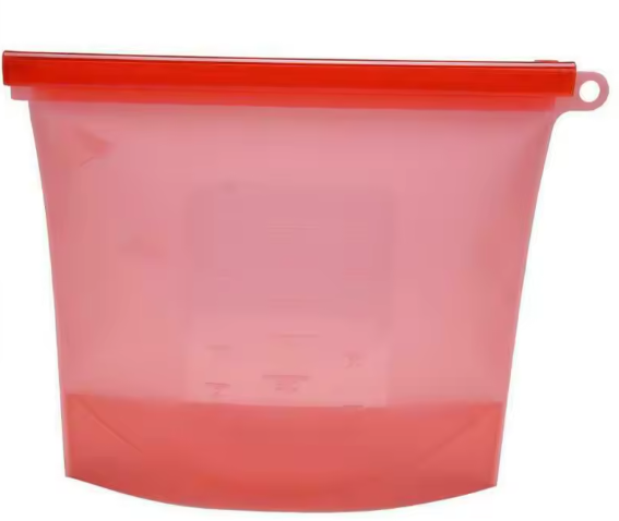Single Reusable Silicone Storage Bag - 34 oz