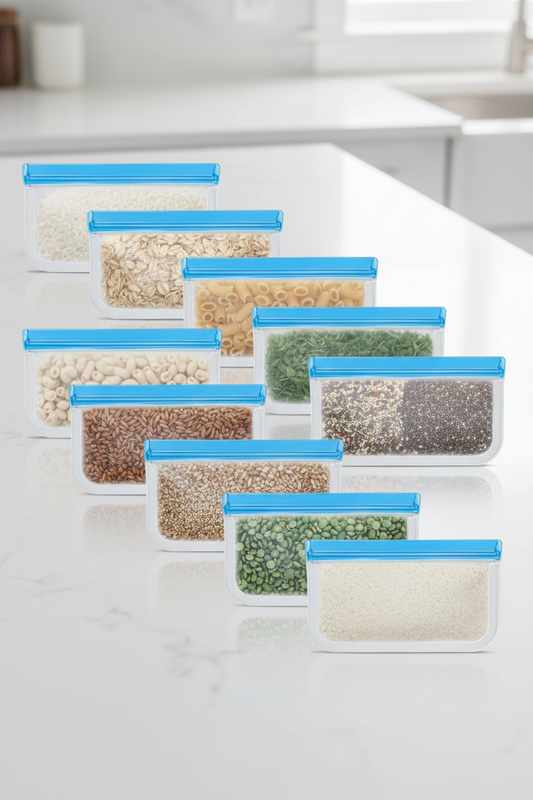 Reusable Silicone Bags, 10 Pcs (small)